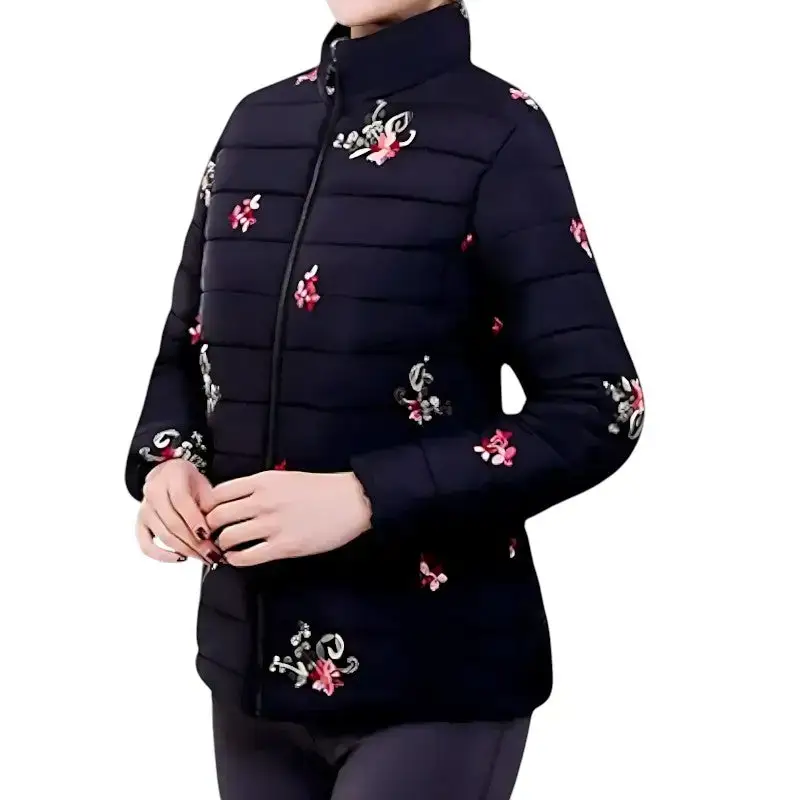 Veste Chauffante Femme avec Port USB Style Floral – Image 5